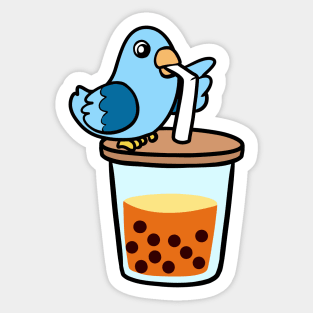 Boba Bird Sticker